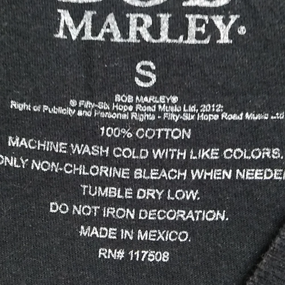 SALE! Bob Marley 2012 Vintage Tee Sz.S (BX28) - Picture 5 of 6